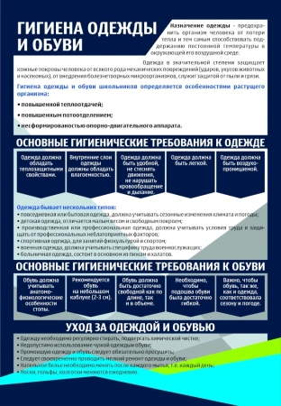 Комплект таблиц по ОБЖ «Гигиена» (6 шт.)